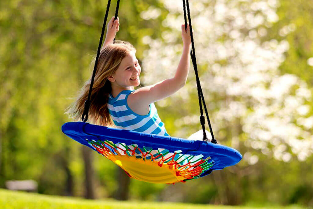 Round Swings  Outdoor Rope Tree Swings for Adults and Kids