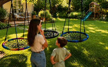 How to Choose the Right Round Swing for Your Space